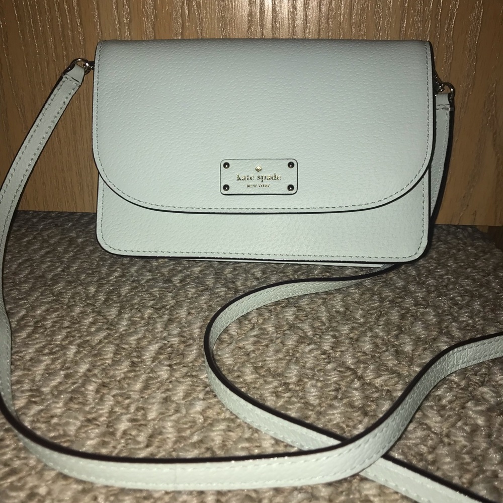 Kate Spade Mint Green Crossbody Wallet Purse